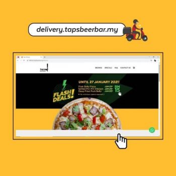 Taps-Beer-Bar-Flash-Deals-350x350 - Beverages Food , Restaurant & Pub Johor Kedah Kelantan Kuala Lumpur Melaka Negeri Sembilan Online Store Pahang Penang Perak Perlis Promotions & Freebies Putrajaya Sabah Sarawak Selangor Terengganu 