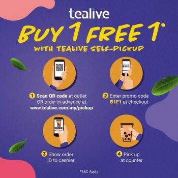 Tealive-Buy-1-FREE-1-Promotion-1-350x350 - Beverages Food , Restaurant & Pub Johor Kedah Kelantan Kuala Lumpur Melaka Negeri Sembilan Pahang Penang Perak Perlis Promotions & Freebies Putrajaya Sabah Sarawak Selangor Terengganu 