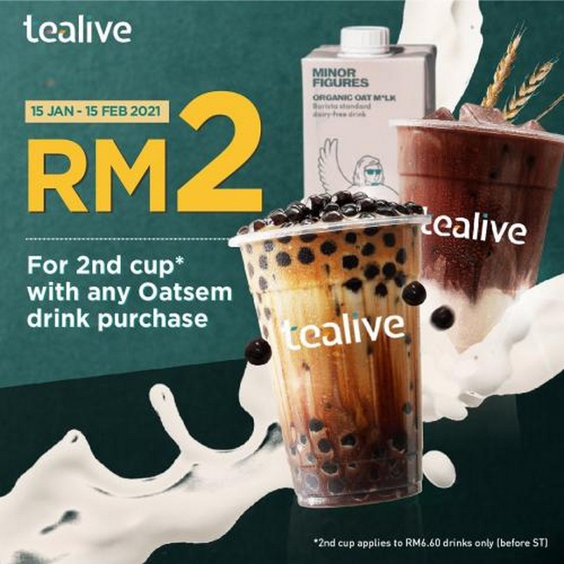 Tealive promotion 2021