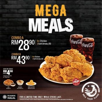 Texas-Chicken-Mega-Meal-Promo-350x350 - Beverages Food , Restaurant & Pub Johor Kedah Kelantan Kuala Lumpur Melaka Negeri Sembilan Pahang Penang Perak Perlis Promotions & Freebies Putrajaya Sabah Sarawak Selangor Terengganu 