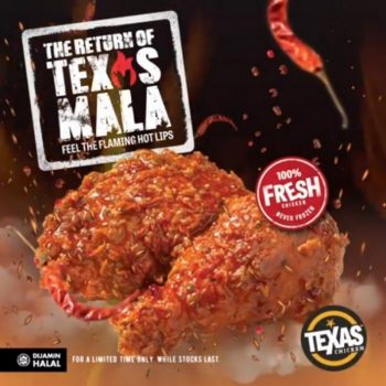 Texas-Chicken-Texas-Mala-Promo-350x350 - Beverages Food , Restaurant & Pub Johor Kedah Kelantan Kuala Lumpur Melaka Negeri Sembilan Pahang Penang Perak Perlis Promotions & Freebies Putrajaya Sabah Sarawak Selangor Terengganu 