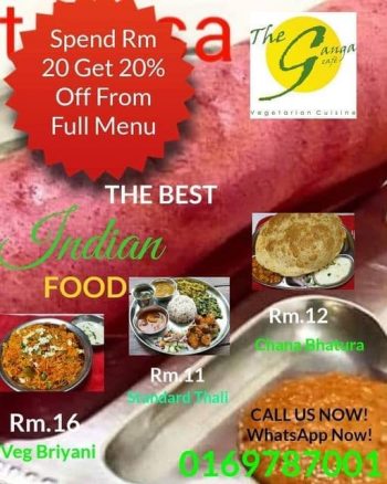 The-Ganga-Cafe-MCO-Special-Offer-350x438 - Beverages Food , Restaurant & Pub Johor Kedah Kelantan Kuala Lumpur Melaka Negeri Sembilan Online Store Pahang Penang Perak Perlis Promotions & Freebies Putrajaya Sabah Sarawak Selangor Terengganu 