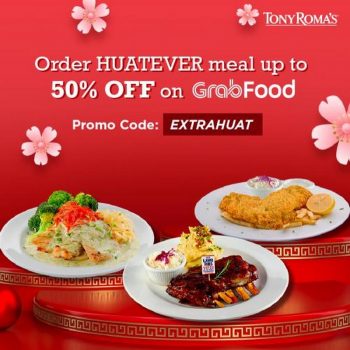 Tony-Romas-Chinese-New-Year-Promotion-on-GrabFood-350x350 - Beverages Food , Restaurant & Pub Johor Kedah Kelantan Kuala Lumpur Melaka Negeri Sembilan Online Store Pahang Penang Perak Perlis Promotions & Freebies Putrajaya Sabah Sarawak Selangor Terengganu 