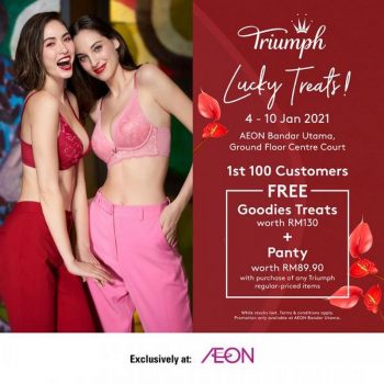 Triumph-Lucky-Treats-Sale-at-AEON-Bandar-Utama-350x350 - Fashion Lifestyle & Department Store Lingerie Malaysia Sales Selangor Underwear 