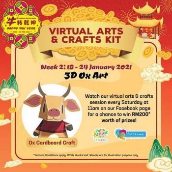 Virtual-Arts-Crafts-Kit-at-Sunway-Putra-Mall-1-350x350 - Events & Fairs Kuala Lumpur Others Selangor 