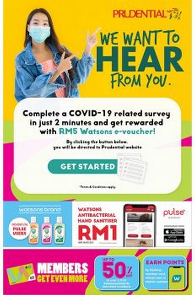 27 Jan 2021 Onward Watsons Free eVoucher Promo
