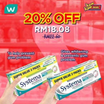 Watsons-Kaw-Kaw-Deals-Sale-25-1-350x350 - Beauty & Health Health Supplements Johor Kedah Kelantan Kuala Lumpur Malaysia Sales Melaka Negeri Sembilan Online Store Pahang Penang Perak Perlis Personal Care Putrajaya Sabah Sarawak Selangor Terengganu 