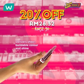 Watsons-Lipsticks-Promotion-29-350x349 - Beauty & Health Cosmetics Johor Kedah Kelantan Kuala Lumpur Melaka Negeri Sembilan Online Store Pahang Penang Perak Perlis Personal Care Promotions & Freebies Putrajaya Sabah Sarawak Selangor Terengganu 