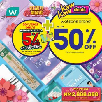 Watsons-Member-Promotion-5-350x350 - Beauty & Health Health Supplements Johor Kedah Kelantan Kuala Lumpur Melaka Negeri Sembilan Pahang Penang Perak Perlis Personal Care Promotions & Freebies Putrajaya Sabah Sarawak Selangor Terengganu
