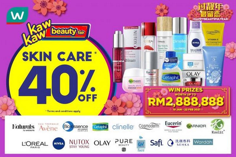 28 Jan3 Feb 2021 Watsons Skincare Sale