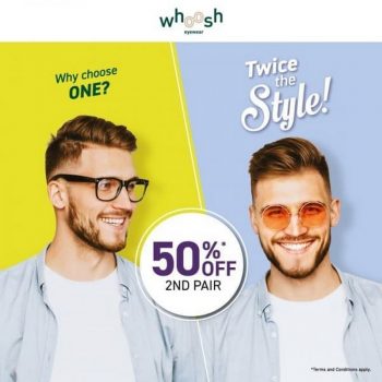 Whoosh-Eyewear-50-off-Promo-350x350 - Eyewear Fashion Lifestyle & Department Store Johor Kedah Kelantan Kuala Lumpur Melaka Negeri Sembilan Online Store Pahang Penang Perak Perlis Promotions & Freebies Putrajaya Sabah Sarawak Selangor Terengganu 