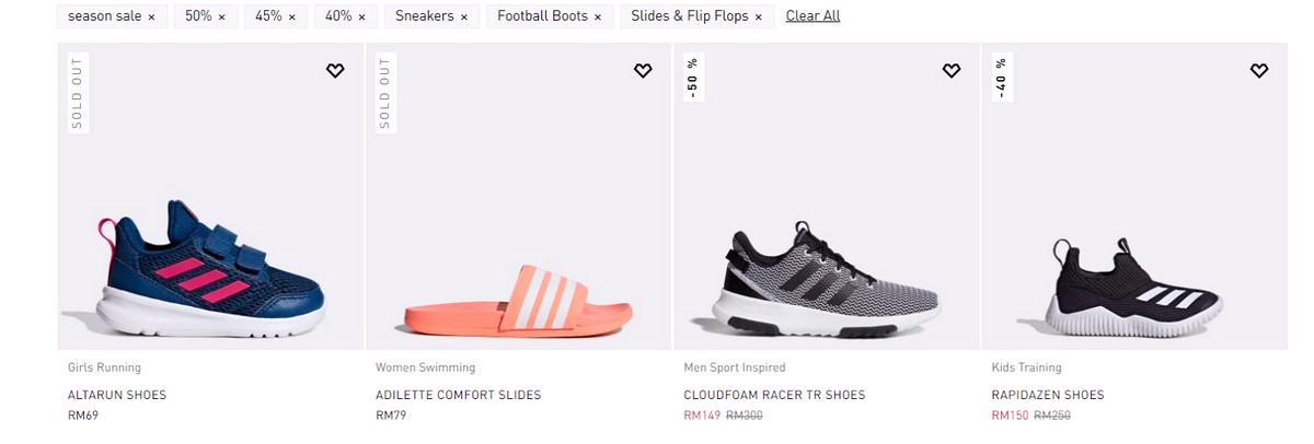 adidas-season-sale-Football-Boots-Slides-Flip-Flops-adidas-Malaysia - Apparels Fashion Accessories Fashion Lifestyle & Department Store Footwear Johor Kedah Kelantan Kuala Lumpur Melaka Negeri Sembilan Online Store Pahang Penang Perak Perlis Putrajaya Sabah Sarawak Selangor Sportswear Terengganu Warehouse Sale & Clearance in Malaysia 