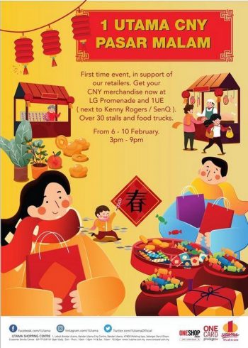 1-Utama-CNY-Pasar-Malam-350x490 - Events & Fairs Others Selangor 