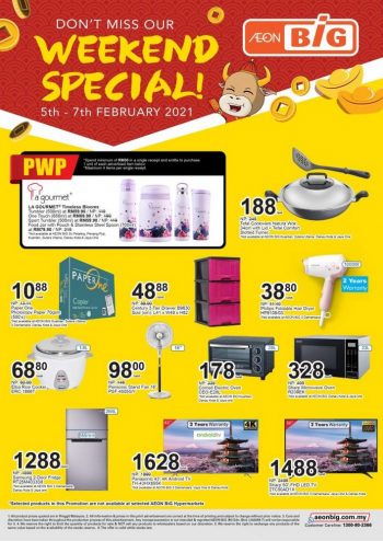 AEON-BiG-Weekend-Promotion-350x494 - Johor Kedah Kelantan Kuala Lumpur Melaka Negeri Sembilan Pahang Penang Perak Perlis Promotions & Freebies Putrajaya Sabah Sarawak Selangor Supermarket & Hypermarket Terengganu 