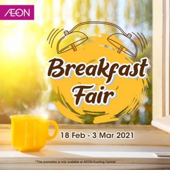 AEON-Breakfast-Fair-Promotion-at-Kuching-Central-350x350 - Promotions & Freebies Sarawak Supermarket & Hypermarket 