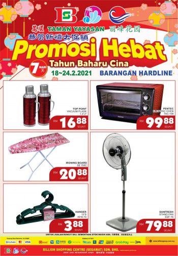 BILLION-Chinese-New-Year-Promotion-at-Taman-Yayasan-4-350x503 - Johor Promotions & Freebies Supermarket & Hypermarket 