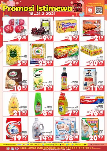 BILLION-Weekend-Promotion-at-Kota-Permai-350x495 - Penang Promotions & Freebies Supermarket & Hypermarket 