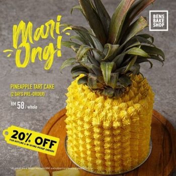 Bens-Bake-Shop-by-Big-Pineapple-Tart-Cake-Promo-350x350 - Beverages Food , Restaurant & Pub Kuala Lumpur Promotions & Freebies Selangor 