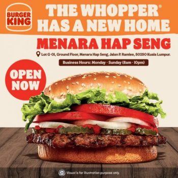 Burger-King-Opening-Promotion-at-Menara-Hap-Seng-350x350 - Beverages Burger Food , Restaurant & Pub Kuala Lumpur Promotions & Freebies Selangor 
