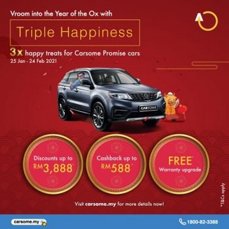 CarSome-CNY-Sale - Automotive Johor Kedah Kelantan Kuala Lumpur Malaysia Sales Melaka Negeri Sembilan Online Store Pahang Penang Perak Perlis Putrajaya Sabah Sarawak Selangor Terengganu 