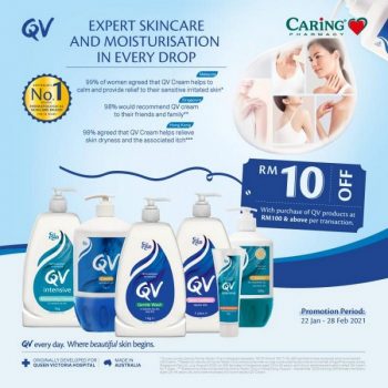 Caring-Pharmacy-QV-Promotio-350x350 - Beauty & Health Health Supplements Johor Kedah Kelantan Kuala Lumpur Melaka Negeri Sembilan Pahang Penang Perak Perlis Personal Care Promotions & Freebies Putrajaya Sabah Sarawak Selangor Terengganu 