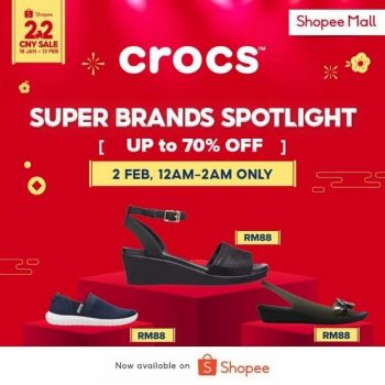 Crocs-CNY-Sale-on-Shopee-350x350 - Fashion Accessories Fashion Lifestyle & Department Store Footwear Johor Kedah Kelantan Kuala Lumpur Malaysia Sales Melaka Negeri Sembilan Online Store Pahang Penang Perak Perlis Putrajaya Sabah Sarawak Selangor Terengganu 