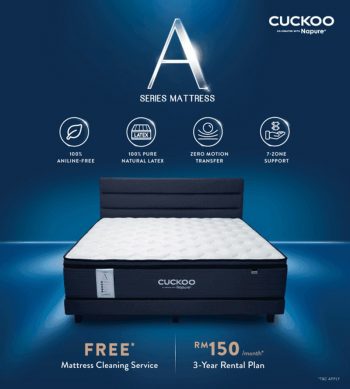 Cuckoo-A-Series-Mattress-Promo-350x389 - Beddings Home & Garden & Tools Johor Kedah Kelantan Kuala Lumpur Mattress Melaka Negeri Sembilan Pahang Penang Perak Perlis Promotions & Freebies Putrajaya Sabah Sarawak Selangor Terengganu 
