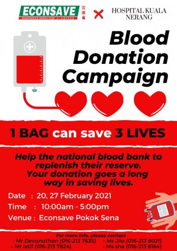 Econsave-Blood-Donation-Campaign-350x495 - Events & Fairs Kedah Others 