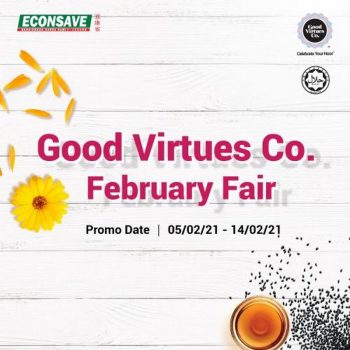 Econsave-Good-Virtues-Co-February-Fair-Promotion-350x350 - Johor Kedah Kelantan Kuala Lumpur Melaka Negeri Sembilan Pahang Penang Perak Perlis Promotions & Freebies Putrajaya Sabah Sarawak Selangor Supermarket & Hypermarket Terengganu 