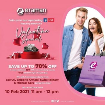 Eraman-Valentine-Special-Facebook-Live-350x350 - Events & Fairs Johor Kedah Kelantan Kuala Lumpur Melaka Negeri Sembilan Online Store Others Pahang Penang Perak Perlis Putrajaya Sabah Sarawak Selangor Terengganu 