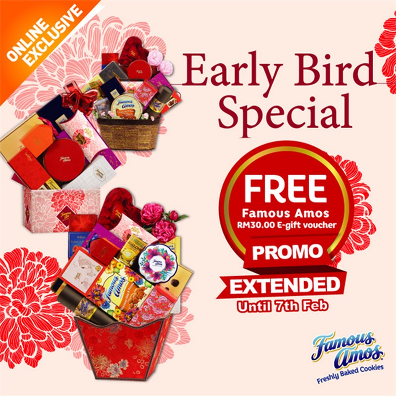 Now till 7 Feb 2021: Famous Amos Early Bird Special Promo ...