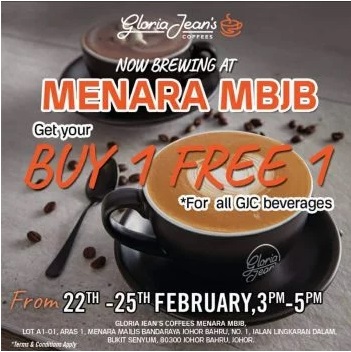 Gloria-Jeans - Beverages Food , Restaurant & Pub Johor Promotions & Freebies 
