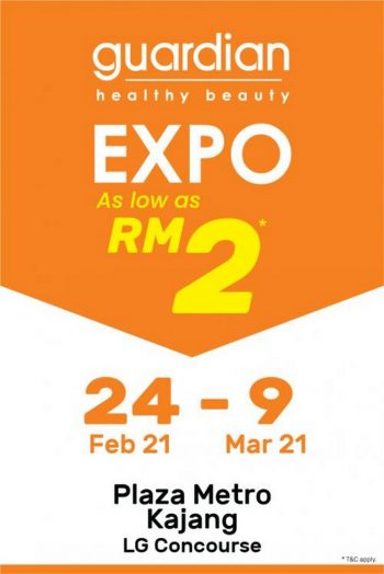 Guardian-Expo-As-Low-As-RM2-at-Plaza-Metro-Kajang-350x524 - Beauty & Health Health Supplements Personal Care Promotions & Freebies Selangor 