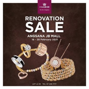 HABIB-Renovation-Sale-at-Angsana-JB-Mall-350x350 - Gifts , Souvenir & Jewellery Jewels Johor Warehouse Sale & Clearance in Malaysia 