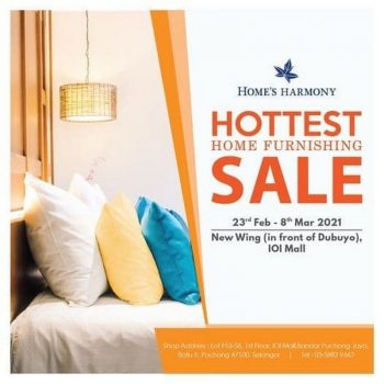 Homes-Harmony-Hottest-Home-Furnishing-Sale-350x350 23 Feb-8 Mar 2021: Home's Harmony Hottest Home Furnishing Sale
