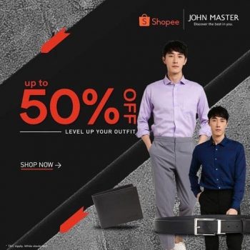 John-Master-50-off-Promo-on-Shopee-350x350 - Apparels Fashion Accessories Fashion Lifestyle & Department Store Johor Kedah Kelantan Kuala Lumpur Melaka Negeri Sembilan Pahang Penang Perak Perlis Promotions & Freebies Putrajaya Sabah Sarawak Selangor Terengganu 