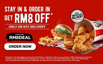 KFC-Delivery-Promotion-350x219 - Beverages Food , Restaurant & Pub Johor Kedah Kelantan Kuala Lumpur Melaka Negeri Sembilan Online Store Pahang Penang Perak Perlis Promotions & Freebies Putrajaya Sabah Sarawak Selangor Terengganu 