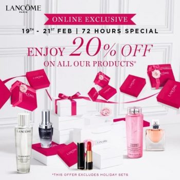 Lancome-20-off-Promo-350x350 - Beauty & Health Johor Kedah Kelantan Kuala Lumpur Melaka Negeri Sembilan Online Store Pahang Penang Perak Perlis Personal Care Promotions & Freebies Putrajaya Sabah Sarawak Selangor Skincare Terengganu 