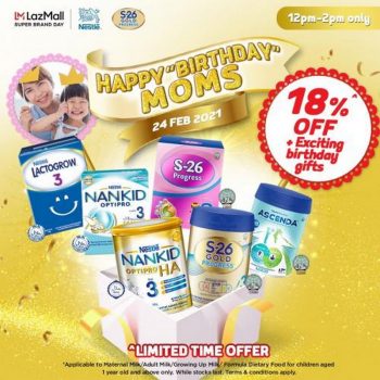 Lazada-Happy-Birthday-Moms-Promotion-350x350 - Baby & Kids & Toys Johor Kedah Kelantan Kuala Lumpur Melaka Milk Powder Negeri Sembilan Pahang Penang Perak Perlis Promotions & Freebies Putrajaya Sabah Sarawak Selangor Terengganu 