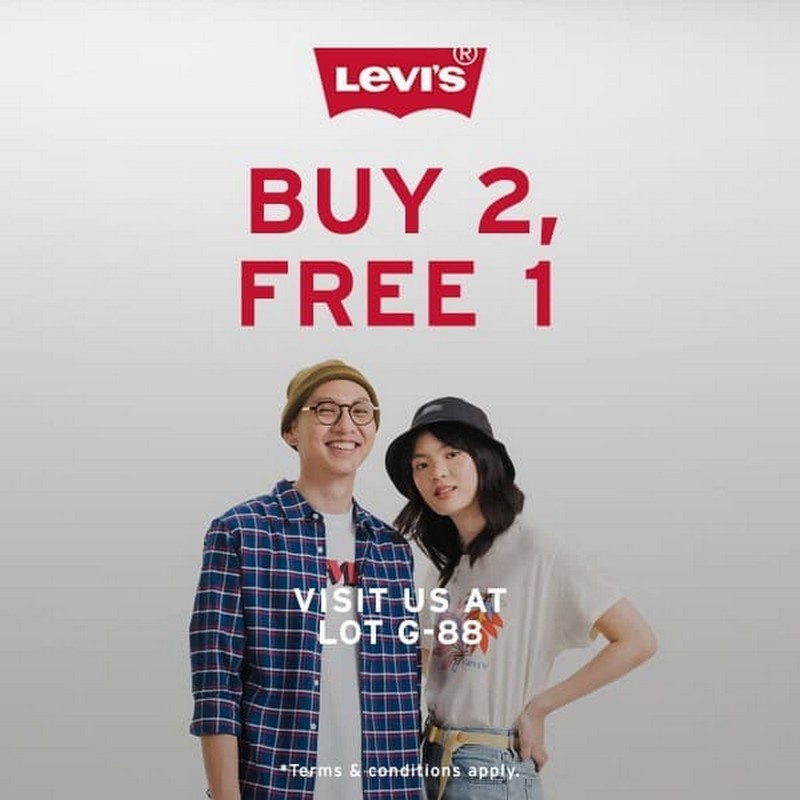 11 Feb 2021 Onward: Levi's Buy 2 Free 1 Promo at Design Village -  