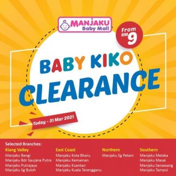 Manjaku-Baby-Kiko-Clearance-Sale-350x350 - Baby & Kids & Toys Babycare Johor Kedah Kelantan Kuala Lumpur Melaka Negeri Sembilan Pahang Penang Perak Perlis Putrajaya Sabah Sarawak Selangor Terengganu Warehouse Sale & Clearance in Malaysia 