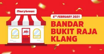 Marrybrown-Opening-Promotion-at-Bandar-Bukit-Raja-Klang-350x183 - Beverages Food , Restaurant & Pub Promotions & Freebies Selangor 