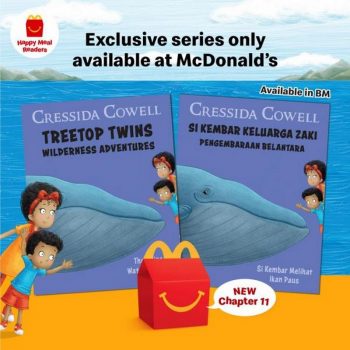 McDonalds-Free-Happy-Meal-Readers-The-Twins-Watch-a-Whale-Promotion-350x350 - Beverages Food , Restaurant & Pub Johor Kedah Kelantan Kuala Lumpur Melaka Negeri Sembilan Online Store Pahang Penang Perak Perlis Promotions & Freebies Putrajaya Sabah Sarawak Selangor Terengganu 