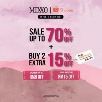 Mixxo-70-off-Sale-on-Shopee-350x349 - Apparels Fashion Accessories Fashion Lifestyle & Department Store Johor Kedah Kelantan Kuala Lumpur Lingerie Malaysia Sales Melaka Negeri Sembilan Online Store Pahang Penang Perak Perlis Putrajaya Sabah Sarawak Selangor Terengganu 