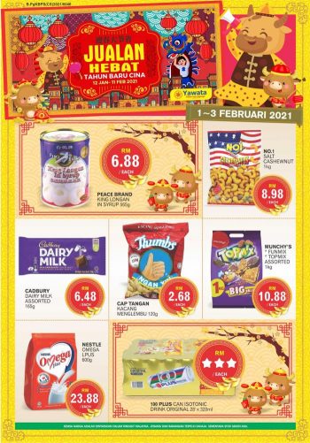 Pasaraya-Yawata-Chinese-New-Year-Promotion-1-350x501 - Kedah Promotions & Freebies Supermarket & Hypermarket 