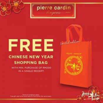 Pierre-Cardin-Lingerie-FREE-CNY-Shopping-Bag-Promotion-350x350 - Fashion Accessories Fashion Lifestyle & Department Store Johor Kedah Kelantan Kuala Lumpur Lingerie Melaka Negeri Sembilan Pahang Penang Perak Perlis Promotions & Freebies Putrajaya Sabah Sarawak Selangor Terengganu 