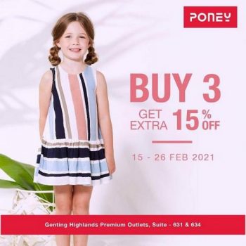 Poney-Special-Sale-Extra-15-OFF-at-Genting-Highlands-Premium-Outlets-350x350 - Baby & Kids & Toys Children Fashion Malaysia Sales Pahang 