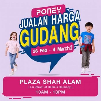 Poney-Warehouse-Clearance-Sale-at-Plaza-Shah-Alam-350x350 - Baby & Kids & Parenting Children Fashion Selangor Warehouse Sale & Clearance in Malaysia 
