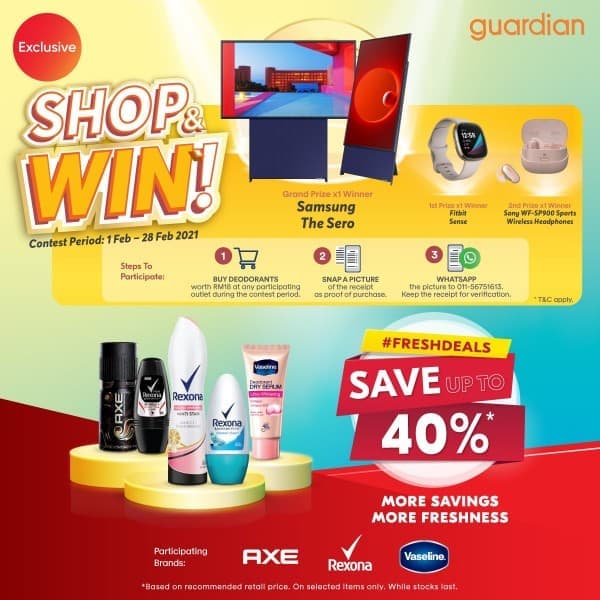 1 28 Feb 2021 Rexona Shop Win Contest At Guardian Everydayonsales Com