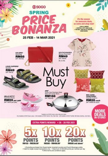 SOGO-Spring-Price-Bonanza-350x504 - Johor Kuala Lumpur Promotions & Freebies Selangor Supermarket & Hypermarket 